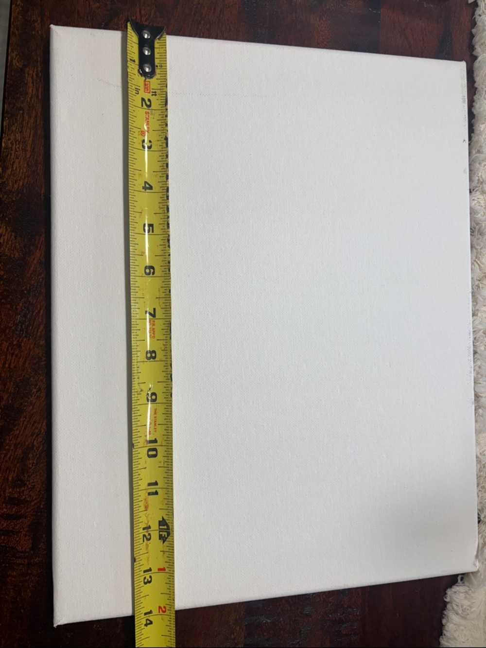 Blank Stretched Canvas - White Artist Canvas